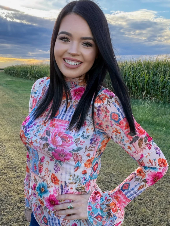 Patchwork Prairie Mesh Top by Sterling Creek
